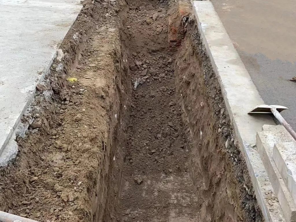 Excavation of Foundation Trench