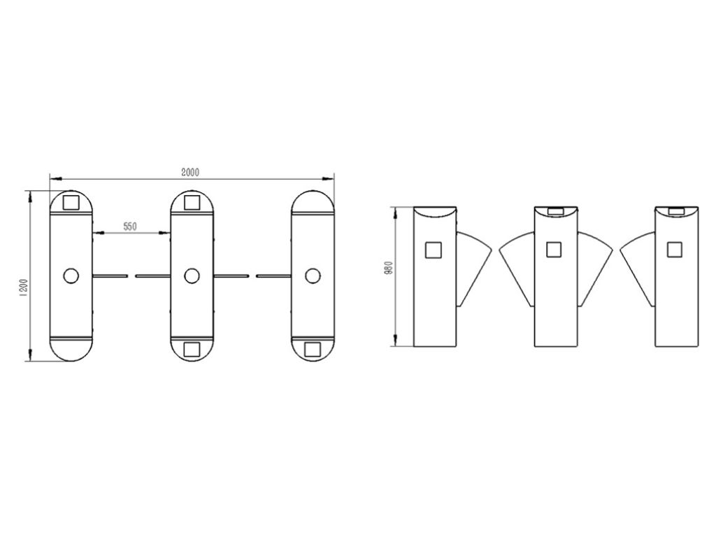 Flap Barrier Structure